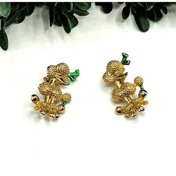 Vintage Gold-Tone Scatter Pins Poodle - Picture 6 of 6